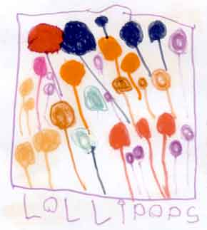 This is the sketch of lollipops you can see 